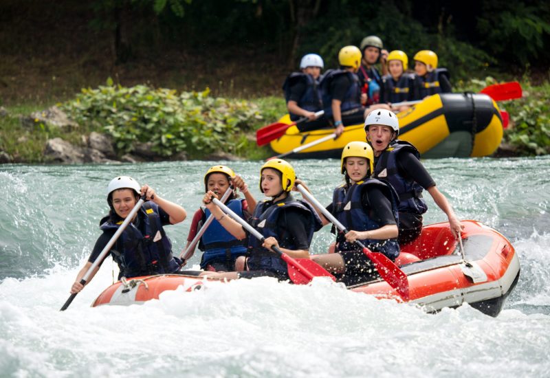 clsh et scolaires rafting